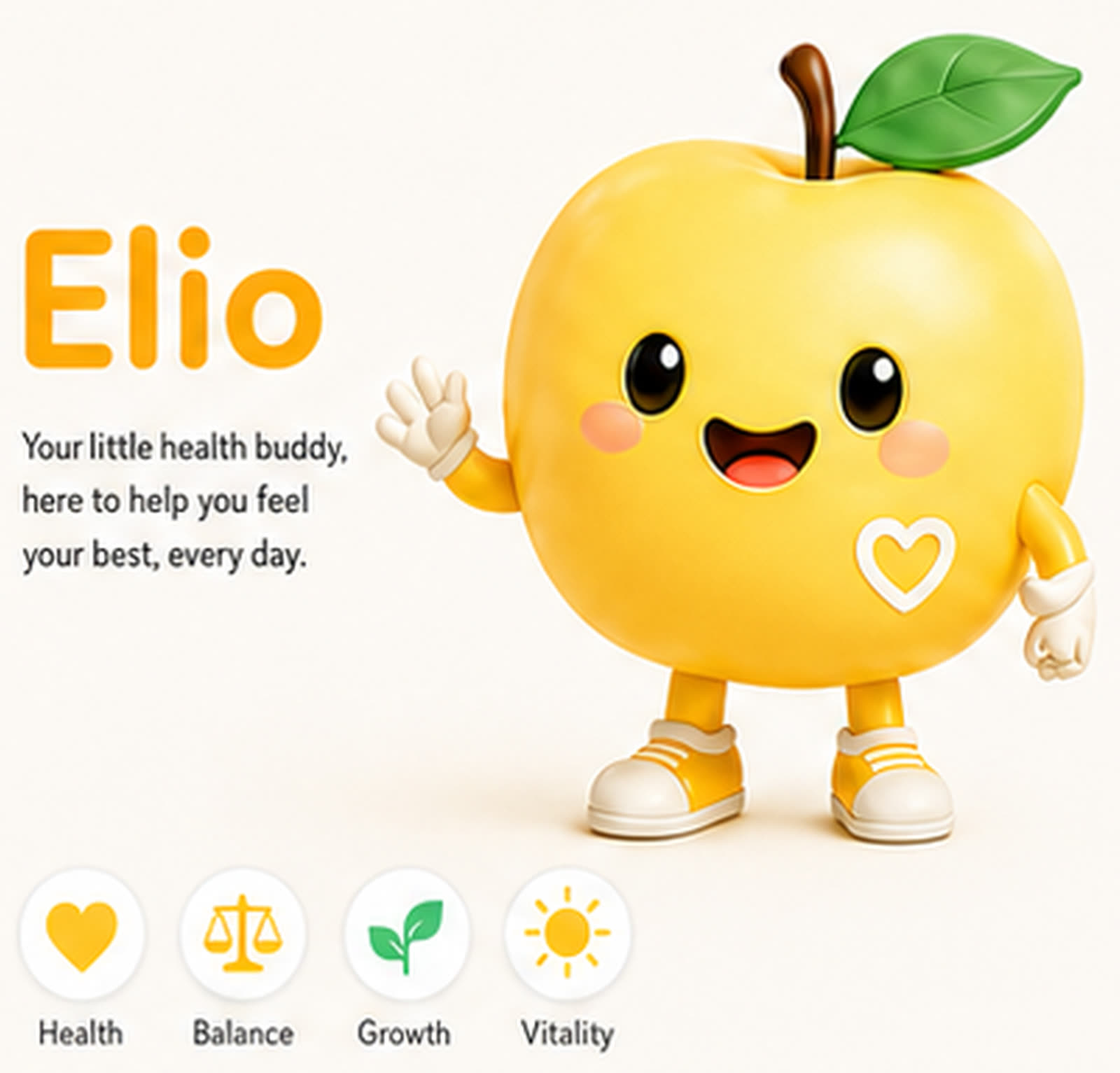ElioHealth mascot and brand values